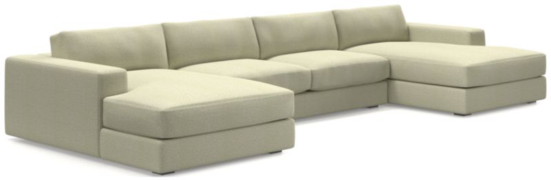 Oceanside Low 3-Piece Double Chaise Sectional Sofa - image 0 of 10