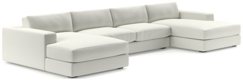 Oceanside Low 3-Piece Double Chaise Sectional Sofa - image 0 of 10