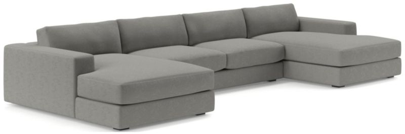 Oceanside Low 3-Piece Double Chaise Sectional Sofa - image 0 of 10