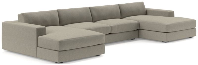 Oceanside Low 3-Piece Double Chaise Sectional Sofa - image 0 of 10