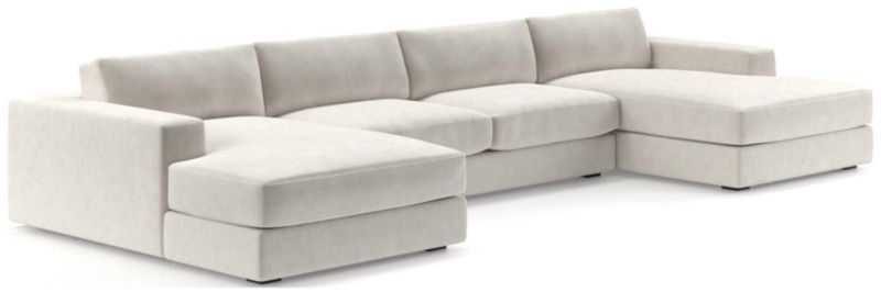 Oceanside Low 3-Piece Double Chaise Sectional Sofa - image 0 of 10