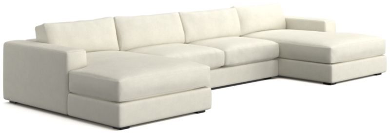 Oceanside Low 3-Piece Double Chaise Sectional Sofa - image 0 of 10