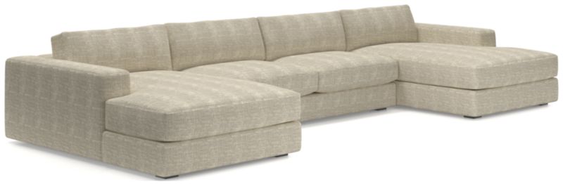 Oceanside Low 3-Piece Double Chaise Sectional Sofa - image 0 of 10