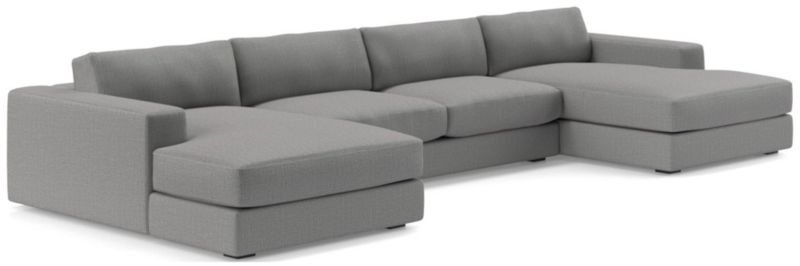 Oceanside Low 3-Piece Double Chaise Sectional Sofa - image 0 of 10