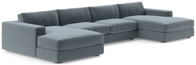 Oceanside Low 3-Piece Double Chaise Sectional Sofa - image 0 of 10