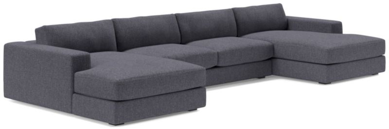 Oceanside Low 3-Piece Double Chaise Sectional Sofa - image 0 of 10