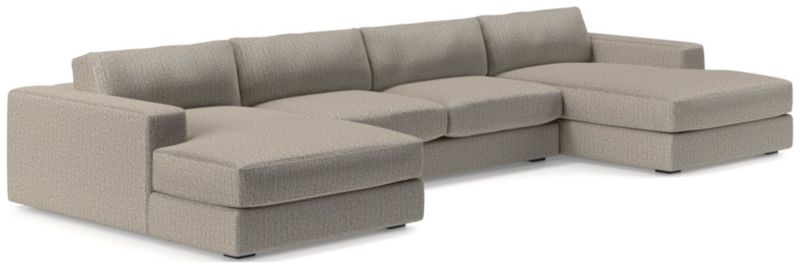 Oceanside Low 3-Piece Double Chaise Sectional Sofa - image 0 of 10