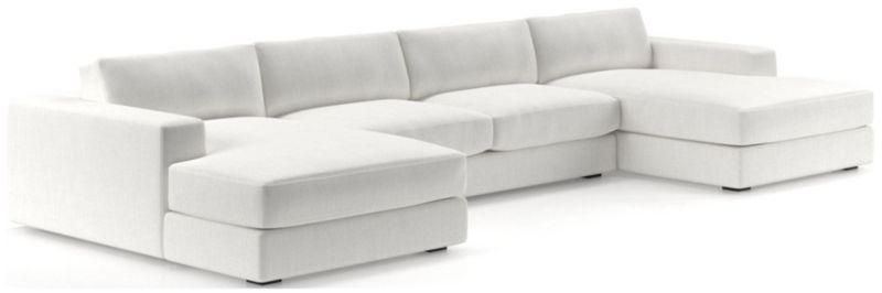 Oceanside Low 3-Piece Double Chaise Sectional Sofa - image 0 of 10