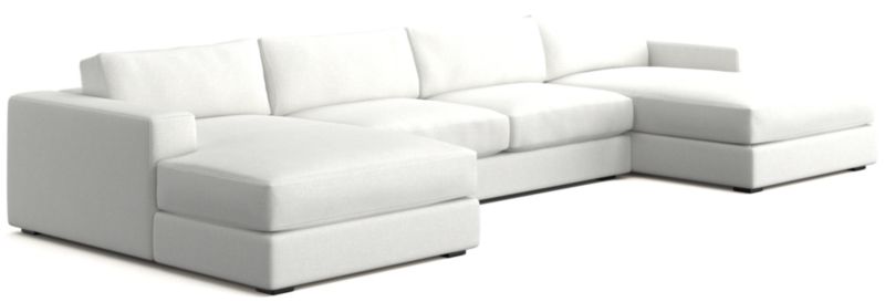 Oceanside Low 3-Piece Double Chaise Sectional Sofa - image 0 of 10