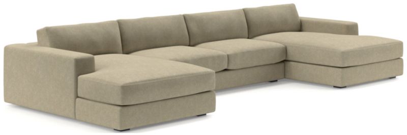 Oceanside Low 3-Piece Double Chaise Sectional Sofa - image 0 of 10