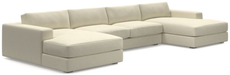 Oceanside Low 3-Piece Double Chaise Sectional Sofa - image 0 of 10