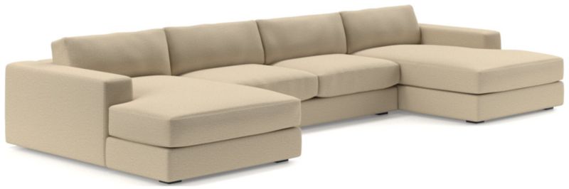 Oceanside Low 3-Piece Double Chaise Sectional Sofa - image 0 of 10