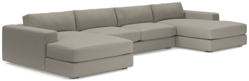 Oceanside Low 3-Piece Double Chaise Sectional Sofa - image 0 of 10