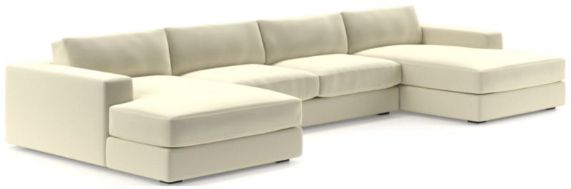 Oceanside Low 3-Piece Double Chaise Sectional Sofa - image 0 of 10