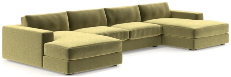 Oceanside Low 3-Piece Double Chaise Sectional Sofa - image 0 of 10