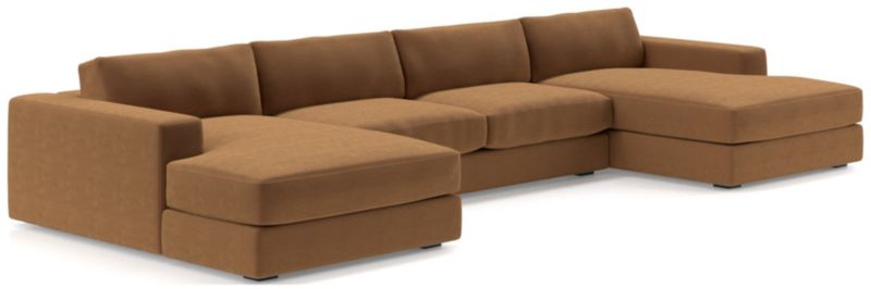 Oceanside Low 3-Piece Double Chaise Sectional Sofa - image 0 of 10