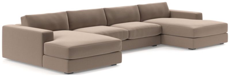 Oceanside Low 3-Piece Double Chaise Sectional Sofa - image 0 of 10