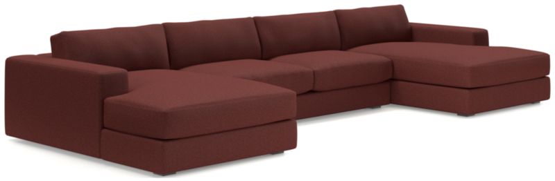 Oceanside Low 3-Piece Double Chaise Sectional Sofa - image 0 of 10