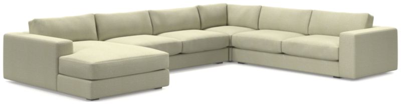 Oceanside Low 4-Piece Left-Arm Chaise Sectional Sofa - image 0 of 10