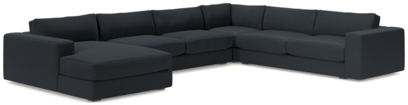 Oceanside Low 4-Piece Left-Arm Chaise Sectional Sofa - image 0 of 10