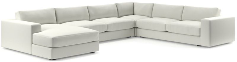 Oceanside Low 4-Piece Left-Arm Chaise Sectional Sofa - image 0 of 10