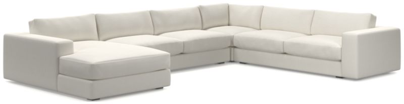 Oceanside Low 4-Piece Left-Arm Chaise Sectional Sofa - image 0 of 10