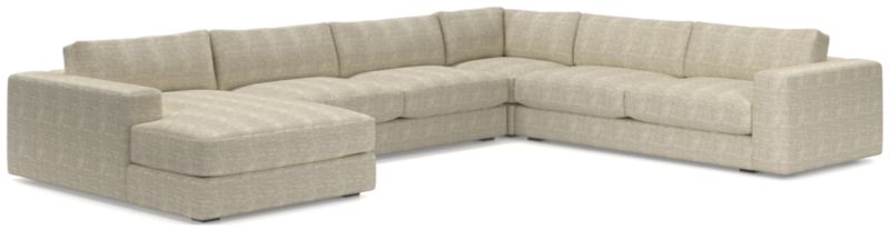 Oceanside Low 4-Piece Left-Arm Chaise Sectional Sofa - image 0 of 10