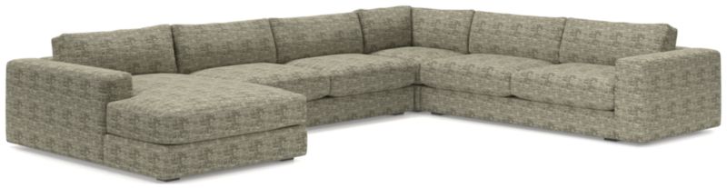 Oceanside Low 4-Piece Left-Arm Chaise Sectional Sofa - image 0 of 10