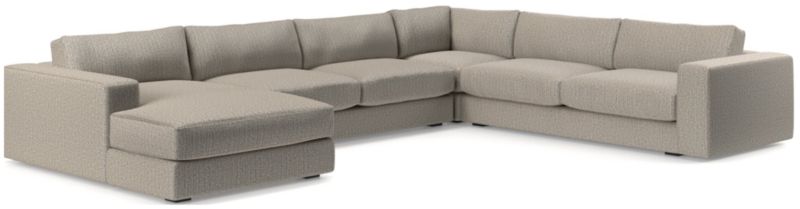 Oceanside Low 4-Piece Left-Arm Chaise Sectional Sofa - image 0 of 10