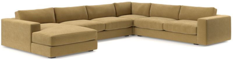 Oceanside Low 4-Piece Left-Arm Chaise Sectional Sofa - image 0 of 10