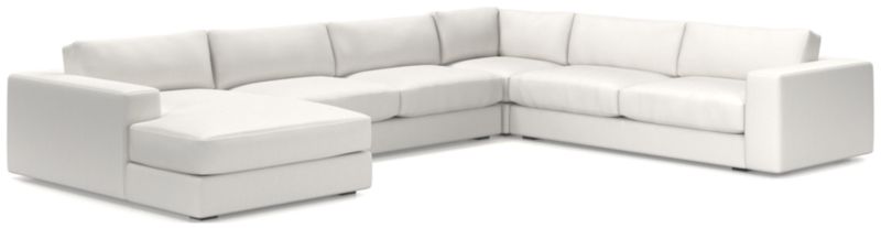 Oceanside Low 4-Piece Left-Arm Chaise Sectional Sofa - image 0 of 10