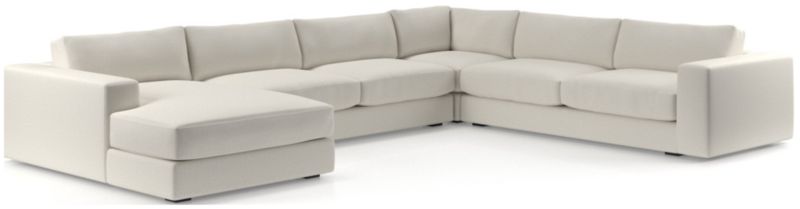 Oceanside Low 4-Piece Left-Arm Chaise Sectional Sofa - image 0 of 10