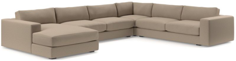 Oceanside Low 4-Piece Left-Arm Chaise Sectional Sofa - image 0 of 10