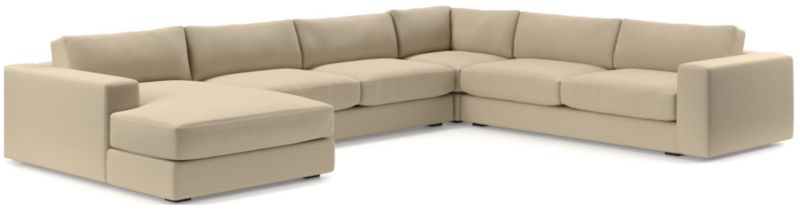 Oceanside Low 4-Piece Left-Arm Chaise Sectional Sofa - image 0 of 10