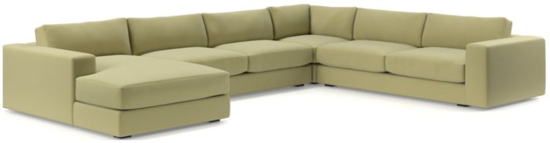 Oceanside Low 4-Piece Left-Arm Chaise Sectional Sofa - image 0 of 10