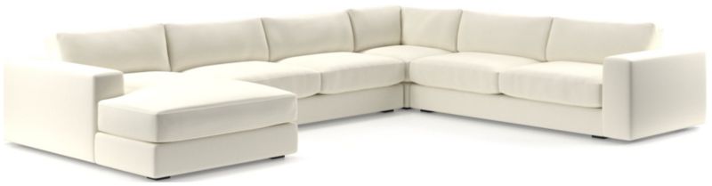 Oceanside Low 4-Piece Left-Arm Chaise Sectional Sofa - image 0 of 10