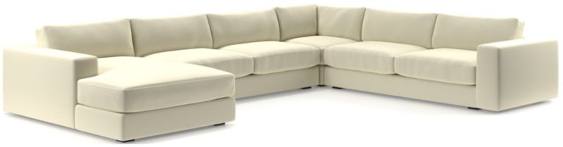 Oceanside Low 4-Piece Left-Arm Chaise Sectional Sofa - image 0 of 10