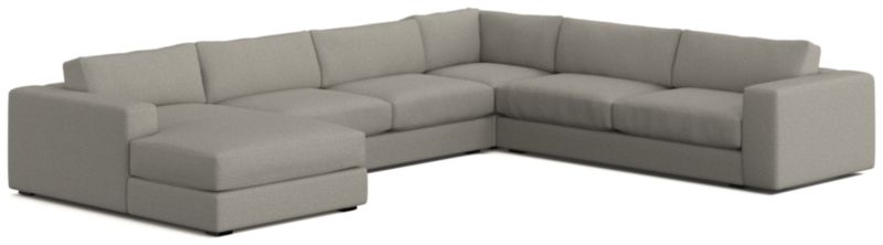 Oceanside Low 4-Piece Left-Arm Chaise Sectional Sofa - image 0 of 10