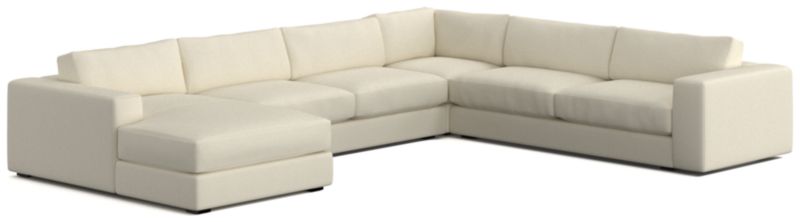 Oceanside Low 4-Piece Left-Arm Chaise Sectional Sofa - image 0 of 10