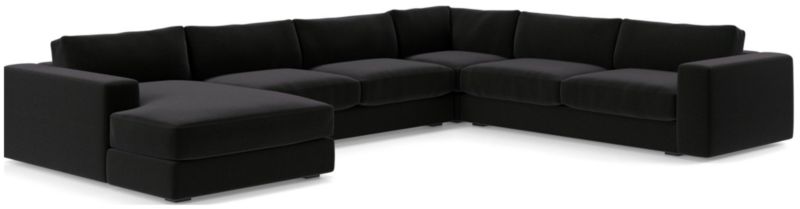 Oceanside Low 4-Piece Left-Arm Chaise Sectional Sofa - image 0 of 10