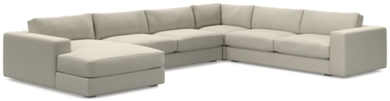 Oceanside Low 4-Piece Left-Arm Chaise Sectional Sofa - image 0 of 10