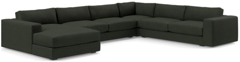 Oceanside Low 4-Piece Left-Arm Chaise Sectional Sofa - image 0 of 10