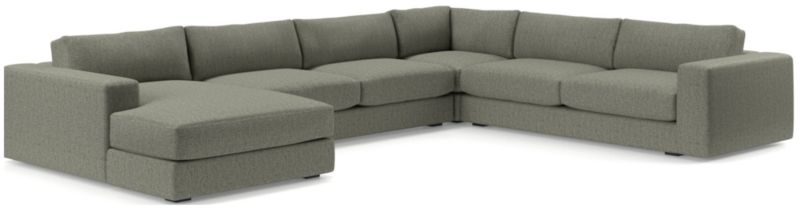 Oceanside Low 4-Piece Left-Arm Chaise Sectional Sofa - image 0 of 10