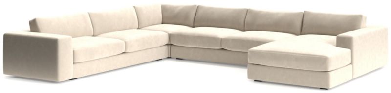 Oceanside Low 4-Piece Right-Arm Chaise Sectional Sofa - image 0 of 11