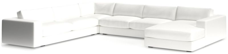 Oceanside Low 4-Piece Right-Arm Chaise Sectional Sofa - image 0 of 11