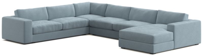 Oceanside Low 4-Piece Right-Arm Chaise Sectional Sofa - image 0 of 11