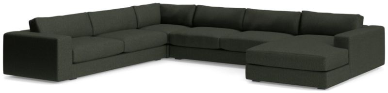 Oceanside Low 4-Piece Right-Arm Chaise Sectional Sofa - image 0 of 11