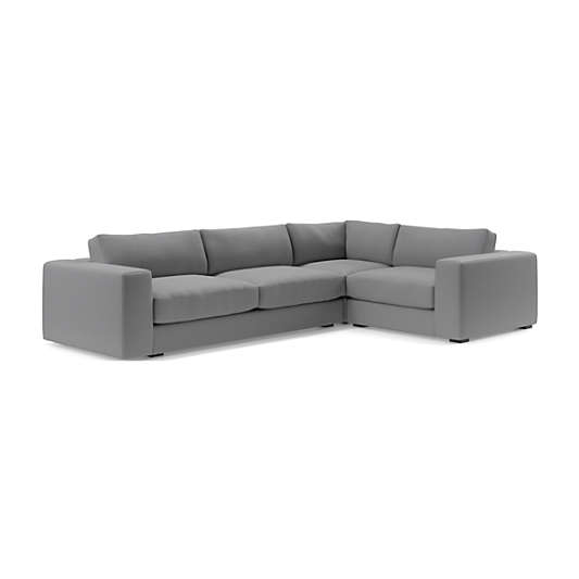 Oceanside Low 3-Piece L-Shaped Sectional Sofa