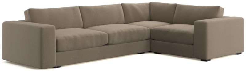 Oceanside Low 3-Piece L-Shaped Sectional Sofa - image 0 of 11