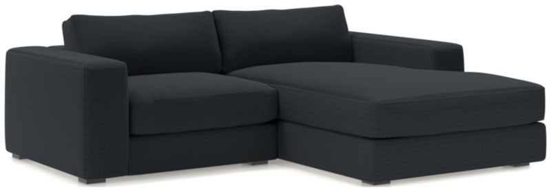 Oceanside Low 2-Piece Right-Arm Chaise Small Sectional Sofa - image 0 of 13